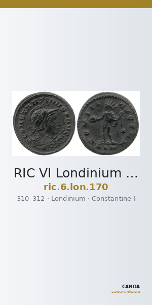RIC VI Londinium 170 — CANOA
