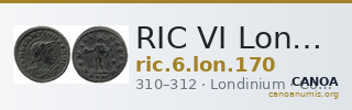 RIC VI Londinium 170 — CANOA