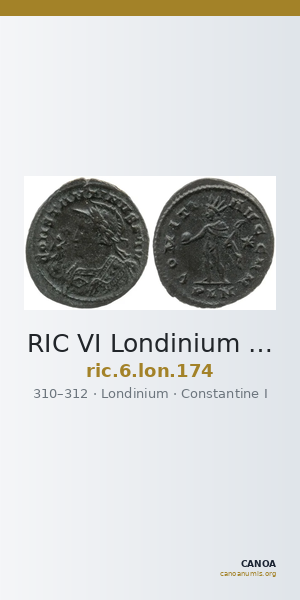 RIC VI Londinium 174 — CANOA