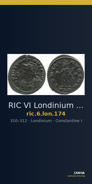RIC VI Londinium 174 — CANOA