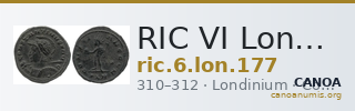 RIC VI Londinium 177 — CANOA