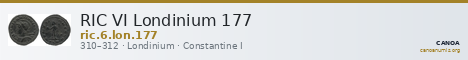RIC VI Londinium 177 — CANOA