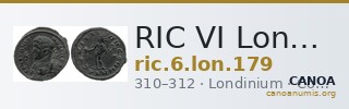 RIC VI Londinium 179 — CANOA