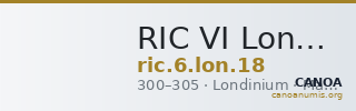 RIC VI Londinium 18 — CANOA