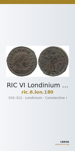 RIC VI Londinium 180 — CANOA