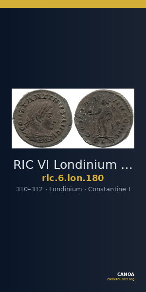 RIC VI Londinium 180 — CANOA