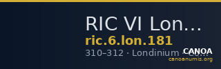 RIC VI Londinium 181 — CANOA
