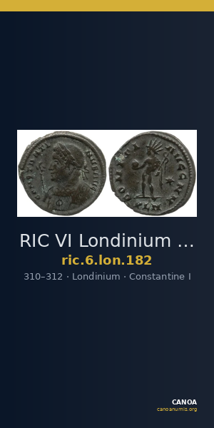 RIC VI Londinium 182 — CANOA
