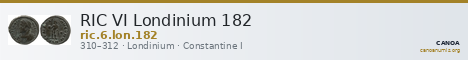 RIC VI Londinium 182 — CANOA