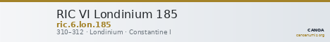 RIC VI Londinium 185 — CANOA