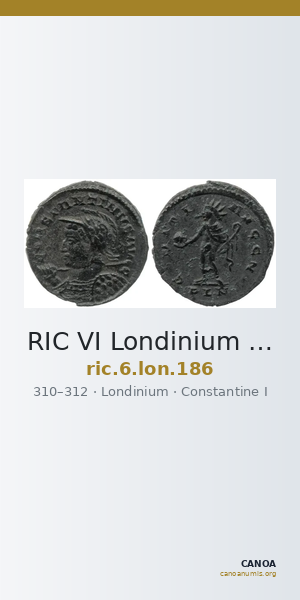 RIC VI Londinium 186 — CANOA