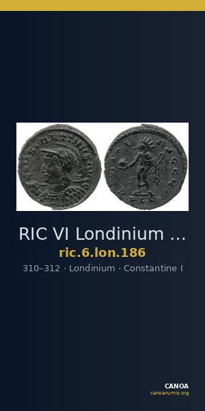 RIC VI Londinium 186 — CANOA
