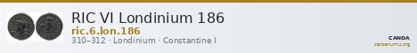 RIC VI Londinium 186 — CANOA