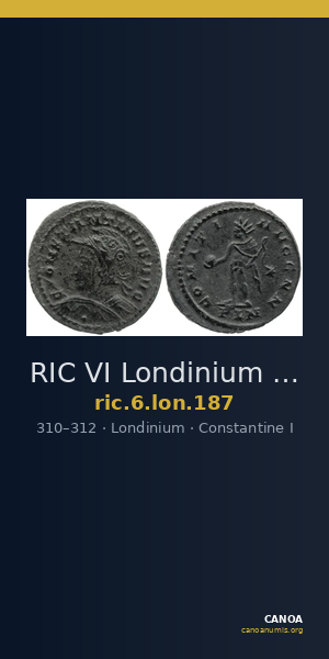 RIC VI Londinium 187 — CANOA