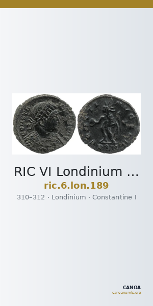 RIC VI Londinium 189 — CANOA