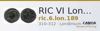 RIC VI Londinium 189 — CANOA