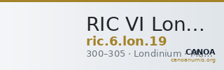 RIC VI Londinium 19 — CANOA