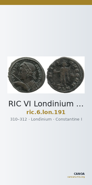 RIC VI Londinium 191 — CANOA