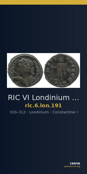 RIC VI Londinium 191 — CANOA
