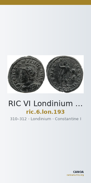 RIC VI Londinium 193 — CANOA