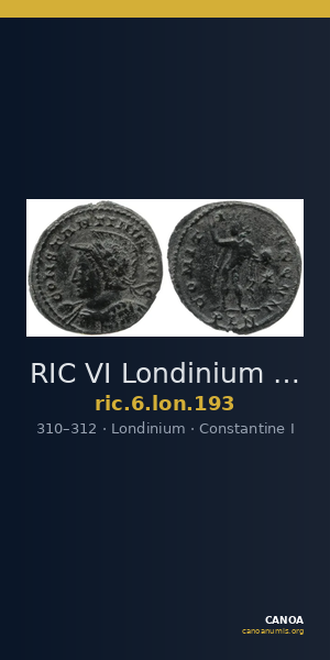 RIC VI Londinium 193 — CANOA