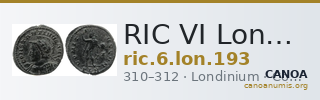 RIC VI Londinium 193 — CANOA
