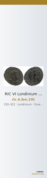 RIC VI Londinium 195 — CANOA