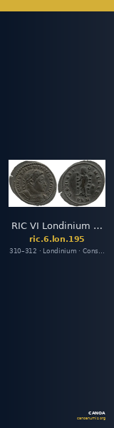 RIC VI Londinium 195 — CANOA