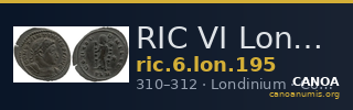 RIC VI Londinium 195 — CANOA