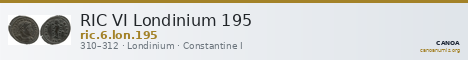 RIC VI Londinium 195 — CANOA