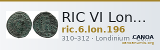 RIC VI Londinium 196 — CANOA