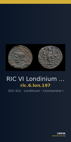 RIC VI Londinium 197 — CANOA