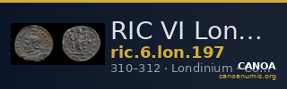 RIC VI Londinium 197 — CANOA