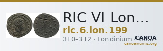 RIC VI Londinium 199 — CANOA