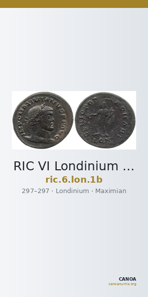 RIC VI Londinium 1b — CANOA