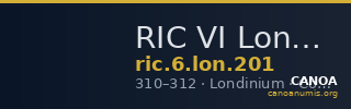 RIC VI Londinium 201 — CANOA