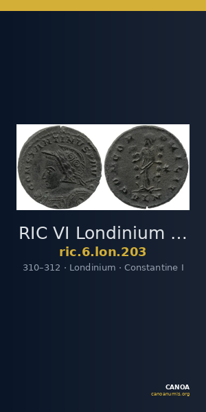 RIC VI Londinium 203 — CANOA