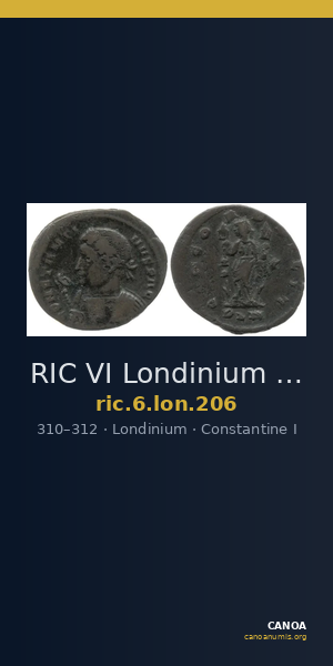 RIC VI Londinium 206 — CANOA