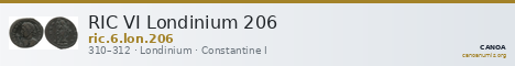 RIC VI Londinium 206 — CANOA