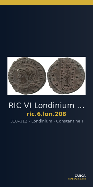 RIC VI Londinium 208 — CANOA