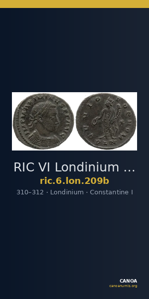 RIC VI Londinium 209b — CANOA