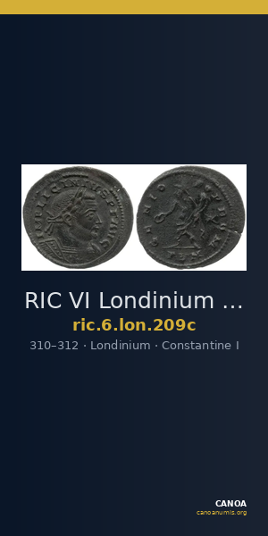 RIC VI Londinium 209c — CANOA