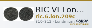 RIC VI Londinium 209c — CANOA