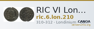 RIC VI Londinium 210 — CANOA