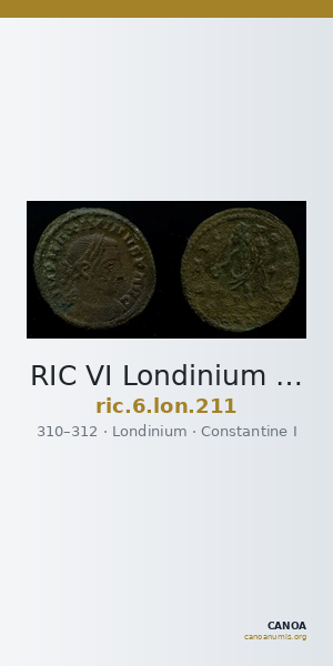 RIC VI Londinium 211 — CANOA