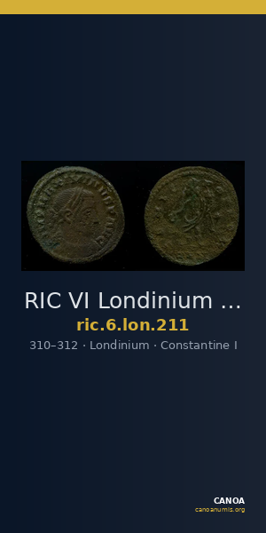 RIC VI Londinium 211 — CANOA