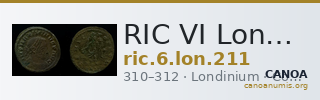 RIC VI Londinium 211 — CANOA