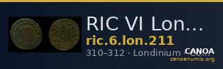 RIC VI Londinium 211 — CANOA