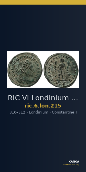 RIC VI Londinium 215 — CANOA