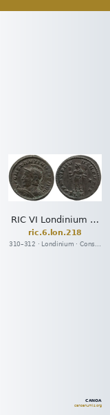 RIC VI Londinium 218 — CANOA